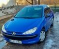 Синий Пежо 206, объемом двигателя 1.1 л и пробегом 319 тыс. км за 2400 $, фото 1 на Automoto.ua