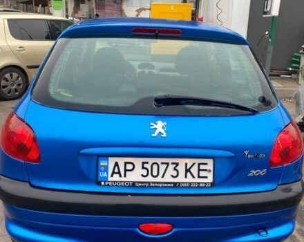 Синій Пежо 206, об'ємом двигуна 1.4 л та пробігом 185 тис. км за 3200 $, фото 5 на Automoto.ua
