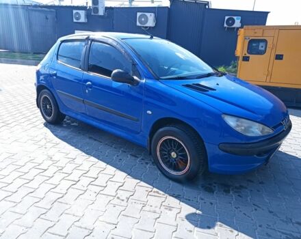 Синий Пежо 206, объемом двигателя 1.1 л и пробегом 203 тыс. км за 2500 $, фото 1 на Automoto.ua