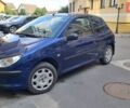 Синий Пежо 206, объемом двигателя 1.4 л и пробегом 165 тыс. км за 3000 $, фото 1 на Automoto.ua