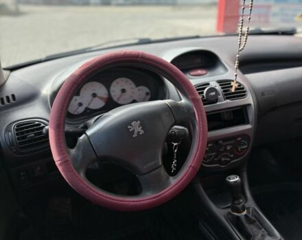 Синий Пежо 206, объемом двигателя 1.4 л и пробегом 265 тыс. км за 1999 $, фото 6 на Automoto.ua