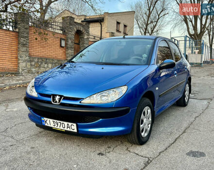 Синий Пежо 206, объемом двигателя 1.4 л и пробегом 133 тыс. км за 5500 $, фото 1 на Automoto.ua