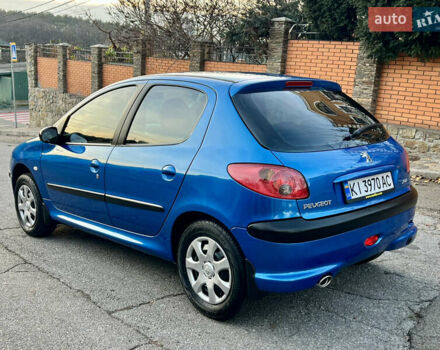 Синий Пежо 206, объемом двигателя 1.4 л и пробегом 133 тыс. км за 5500 $, фото 7 на Automoto.ua