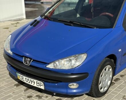 Синий Пежо 206, объемом двигателя 1.4 л и пробегом 265 тыс. км за 1999 $, фото 1 на Automoto.ua