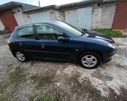 Синий Пежо 206, объемом двигателя 2 л и пробегом 269 тыс. км за 2450 $, фото 6 на Automoto.ua