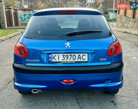 Синий Пежо 206, объемом двигателя 1.4 л и пробегом 133 тыс. км за 5500 $, фото 6 на Automoto.ua