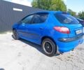 Синий Пежо 206, объемом двигателя 1.1 л и пробегом 203 тыс. км за 2500 $, фото 4 на Automoto.ua