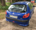 Синий Пежо 206, объемом двигателя 1.1 л и пробегом 250 тыс. км за 2100 $, фото 1 на Automoto.ua
