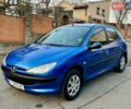 Синий Пежо 206, объемом двигателя 1.36 л и пробегом 133 тыс. км за 5500 $, фото 1 на Automoto.ua