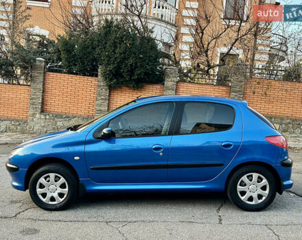 Синий Пежо 206, объемом двигателя 1.36 л и пробегом 133 тыс. км за 5500 $, фото 8 на Automoto.ua