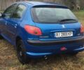 Синий Пежо 206, объемом двигателя 1.1 л и пробегом 140 тыс. км за 3200 $, фото 1 на Automoto.ua
