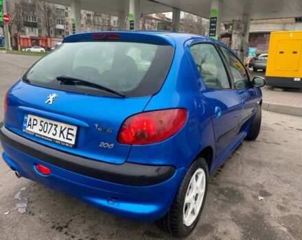 Синій Пежо 206, об'ємом двигуна 1.4 л та пробігом 185 тис. км за 3200 $, фото 3 на Automoto.ua