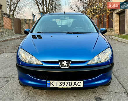 Синий Пежо 206, объемом двигателя 1.36 л и пробегом 133 тыс. км за 5500 $, фото 2 на Automoto.ua