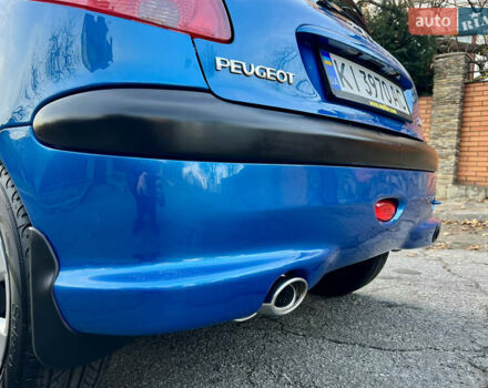 Синий Пежо 206, объемом двигателя 1.4 л и пробегом 133 тыс. км за 5500 $, фото 26 на Automoto.ua
