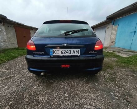 Синий Пежо 206, объемом двигателя 2 л и пробегом 269 тыс. км за 2450 $, фото 8 на Automoto.ua