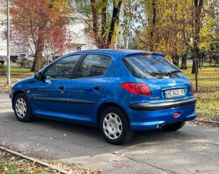 Синий Пежо 206, объемом двигателя 1.4 л и пробегом 3 тыс. км за 5700 $, фото 7 на Automoto.ua