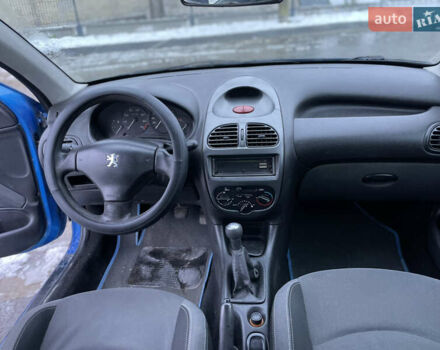 Синий Пежо 206, объемом двигателя 1.4 л и пробегом 242 тыс. км за 1999 $, фото 9 на Automoto.ua