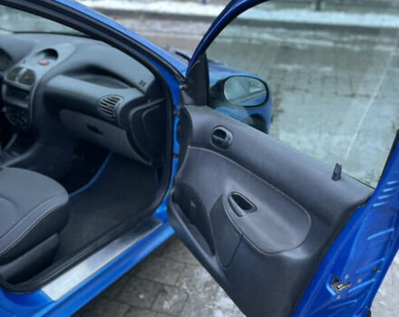Синий Пежо 206, объемом двигателя 1.4 л и пробегом 242 тыс. км за 1999 $, фото 8 на Automoto.ua