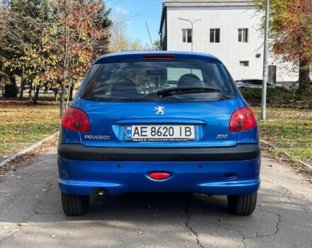 Синий Пежо 206, объемом двигателя 1.4 л и пробегом 3 тыс. км за 5700 $, фото 6 на Automoto.ua