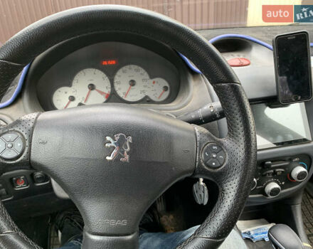 Синий Пежо 206, объемом двигателя 1.1 л и пробегом 261 тыс. км за 2400 $, фото 8 на Automoto.ua