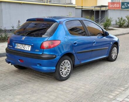Синій Пежо 206, об'ємом двигуна 1.36 л та пробігом 226 тис. км за 3000 $, фото 2 на Automoto.ua