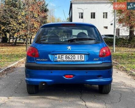Синий Пежо 206, объемом двигателя 1.4 л и пробегом 71 тыс. км за 5100 $, фото 16 на Automoto.ua