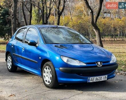 Синий Пежо 206, объемом двигателя 1.4 л и пробегом 71 тыс. км за 5100 $, фото 10 на Automoto.ua
