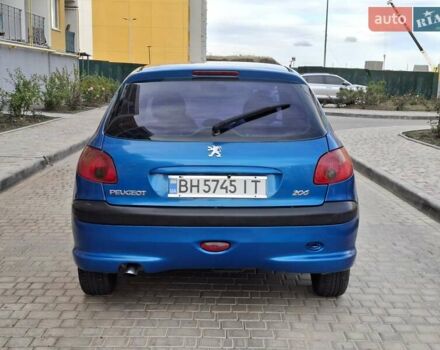 Синій Пежо 206, об'ємом двигуна 1.36 л та пробігом 226 тис. км за 3000 $, фото 4 на Automoto.ua