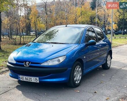 Синий Пежо 206, объемом двигателя 1.4 л и пробегом 71 тыс. км за 5100 $, фото 2 на Automoto.ua