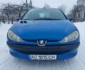 Синий Пежо 206, объемом двигателя 1.36 л и пробегом 198 тыс. км за 2800 $, фото 1 на Automoto.ua