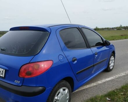 Синий Пежо 206, объемом двигателя 1 л и пробегом 170 тыс. км за 3700 $, фото 7 на Automoto.ua