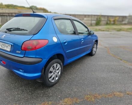 Синий Пежо 206, объемом двигателя 1.4 л и пробегом 153 тыс. км за 4350 $, фото 1 на Automoto.ua
