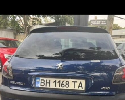 Синий Пежо 206, объемом двигателя 1.4 л и пробегом 183 тыс. км за 3800 $, фото 2 на Automoto.ua