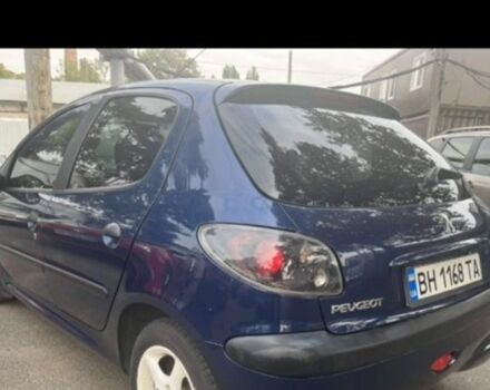 Синий Пежо 206, объемом двигателя 1.4 л и пробегом 183 тыс. км за 3800 $, фото 1 на Automoto.ua