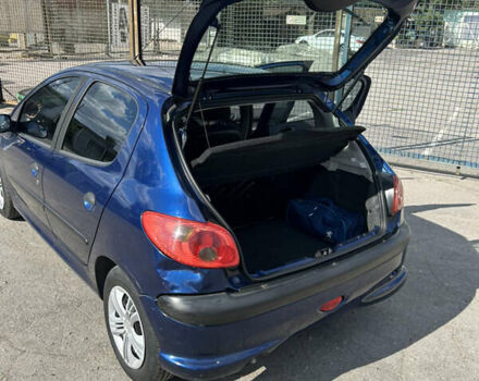 Синий Пежо 206, объемом двигателя 1.36 л и пробегом 172 тыс. км за 3000 $, фото 18 на Automoto.ua