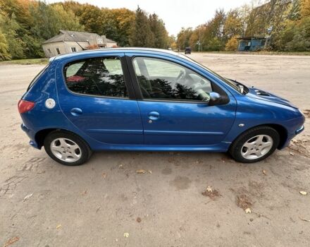 Синий Пежо 206, объемом двигателя 1.4 л и пробегом 193 тыс. км за 3500 $, фото 2 на Automoto.ua