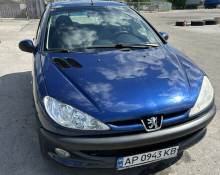 Синий Пежо 206, объемом двигателя 1.36 л и пробегом 172 тыс. км за 3000 $, фото 12 на Automoto.ua
