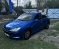 Синий Пежо 206, объемом двигателя 1.4 л и пробегом 151 тыс. км за 6400 $, фото 1 на Automoto.ua