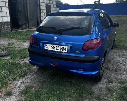 Синий Пежо 206, объемом двигателя 1.4 л и пробегом 151 тыс. км за 6400 $, фото 2 на Automoto.ua