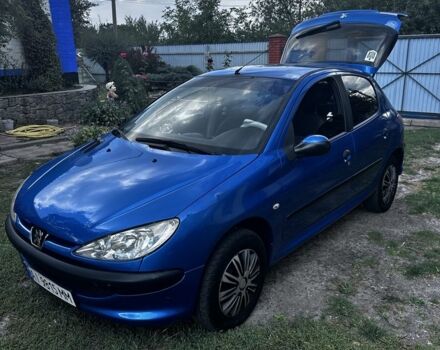 Синий Пежо 206, объемом двигателя 1.4 л и пробегом 151 тыс. км за 6400 $, фото 5 на Automoto.ua