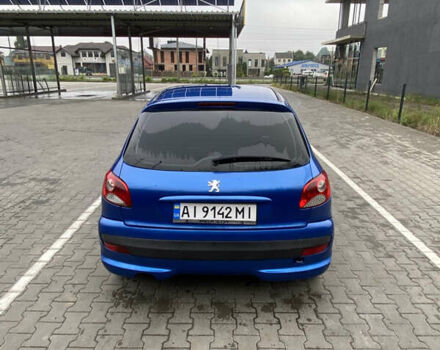 Синий Пежо 206, объемом двигателя 1.36 л и пробегом 197 тыс. км за 3800 $, фото 6 на Automoto.ua
