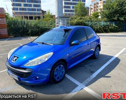 Синий Пежо 206, объемом двигателя 1.1 л и пробегом 165 тыс. км за 4300 $, фото 2 на Automoto.ua