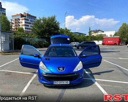 Синий Пежо 206, объемом двигателя 1.1 л и пробегом 165 тыс. км за 4300 $, фото 6 на Automoto.ua