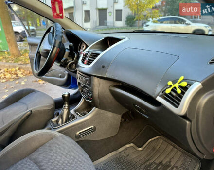 Синій Пежо 206, об'ємом двигуна 1.12 л та пробігом 178 тис. км за 4400 $, фото 10 на Automoto.ua