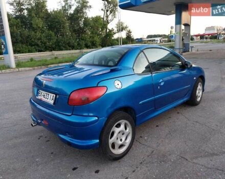 Синій Пежо 206, об'ємом двигуна 2 л та пробігом 150 тис. км за 3100 $, фото 1 на Automoto.ua