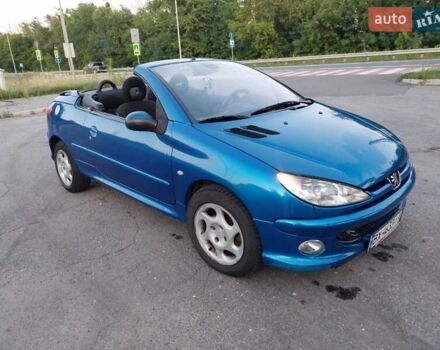 Синій Пежо 206, об'ємом двигуна 2 л та пробігом 150 тис. км за 3100 $, фото 16 на Automoto.ua