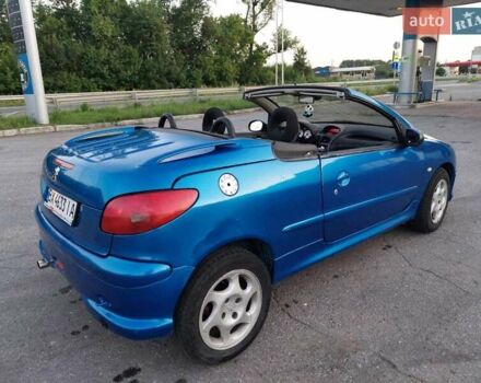 Синій Пежо 206, об'ємом двигуна 2 л та пробігом 150 тис. км за 3100 $, фото 9 на Automoto.ua
