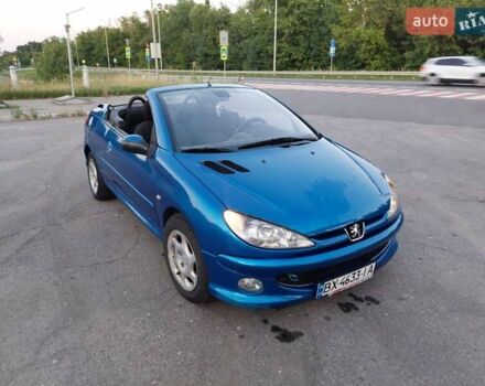 Синій Пежо 206, об'ємом двигуна 2 л та пробігом 150 тис. км за 3100 $, фото 14 на Automoto.ua