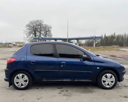Синий Пежо 206, объемом двигателя 1.1 л и пробегом 2 тыс. км за 3500 $, фото 3 на Automoto.ua