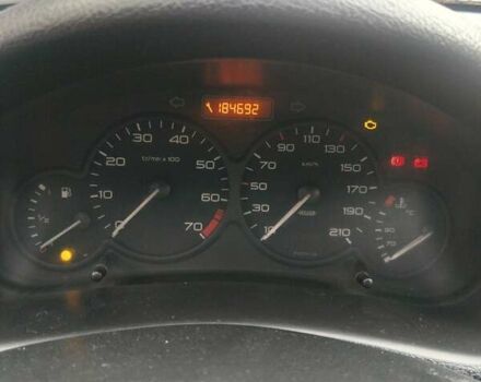 Синий Пежо 206, объемом двигателя 1.36 л и пробегом 184 тыс. км за 3000 $, фото 12 на Automoto.ua